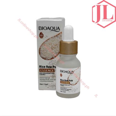 Bioaqua Rice Raw Pulp Essence Rice Hyaluronic Acid Essence Serum 15ml