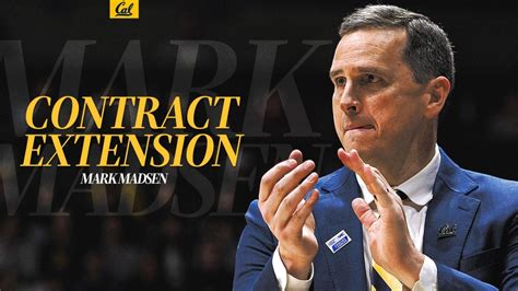 Cal Basketball Mark Madsen Signs Contract Extension Bear Insider