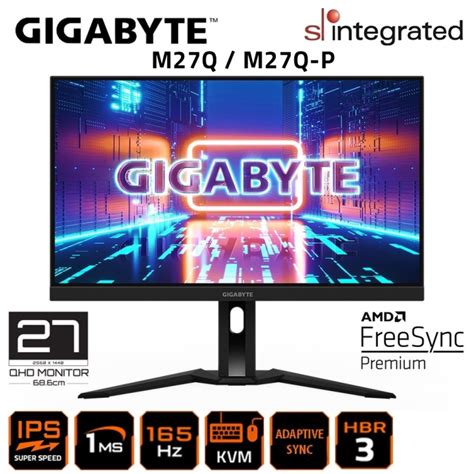 Gigabyte M27qm27q P 27 Qhd 170hz 05 Ms Ss Ips Gaming Monitor Lazada