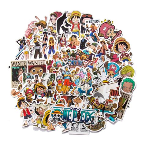 Buy 50Pcs One Piece Stickers Pack For Laptop Nami Zoro Ace Luffy