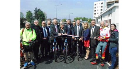 Bonneville Piste cyclable un nouveau tronçon inauguré