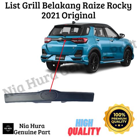 List Grill Belakang Raize Rocky Original Lazada Indonesia