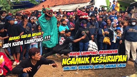 KUDA LUMPING KESURUPAN NGAMUK SALING BERTARUNG KUDA LUMPING MUTIARA