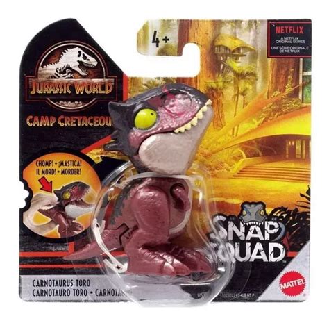 Jurassic World Camp Cretácico Snap Squad Carnotaurus Toro Mercadolibre