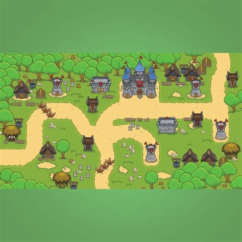 Top Down Forest Game Tileset 2d Top Down Game Tileset Forest Games