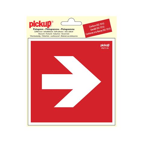 Pickup Pictogram X Cm Richtingspijl Conform Iso Westvoorn