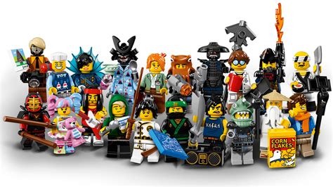LEGO Минифигурки The LEGO Ninjago Movie - Полный Набор 20 Минифигурок ...