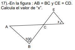 En La Figura AB BC Y CE CD Calcula El Valor De X Brainly Lat