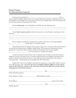 Fillable Online Parent Or Legal Guardian Consent Form Microsoftparent