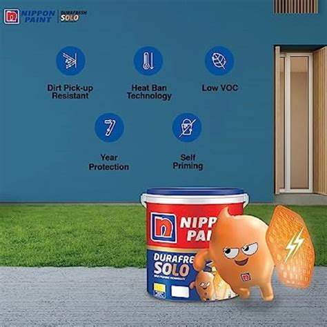 Nippon Paint Durafresh Solo Exterior Emulsion Paint Ltr At Rs