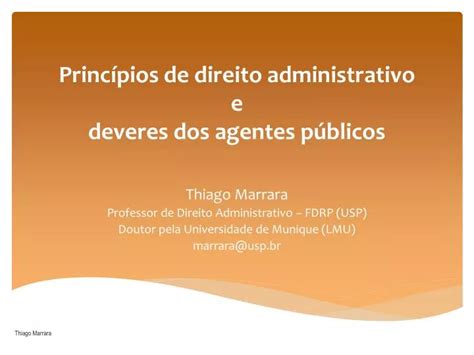 Ppt Princ Pios De Direito Administrativo E Deveres Dos Agentes