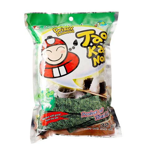 Thailand Tao Kae Noi Seaweed Chips Crispy Laver Piece Seafood Flavor