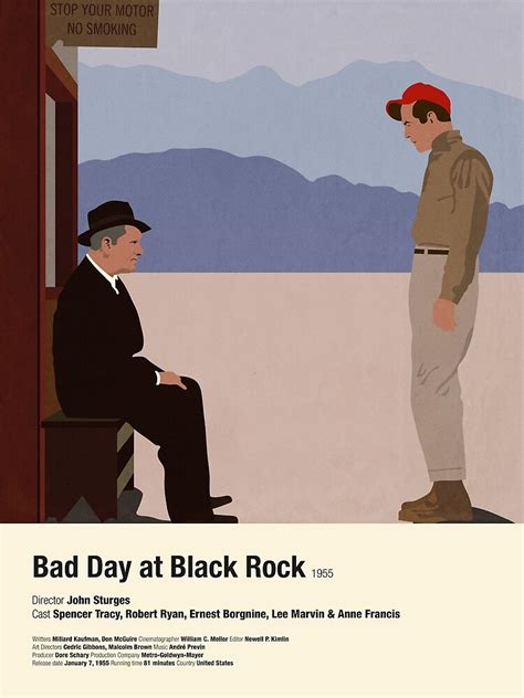 "Film Noir - Bad Day at Black Rock 1955" Poster for Sale by FilmNoirWallArt | Redbubble