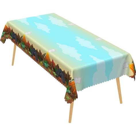 Nappe De Table Rectangulaire Réutilisable Pour Fête À Thème Décoration