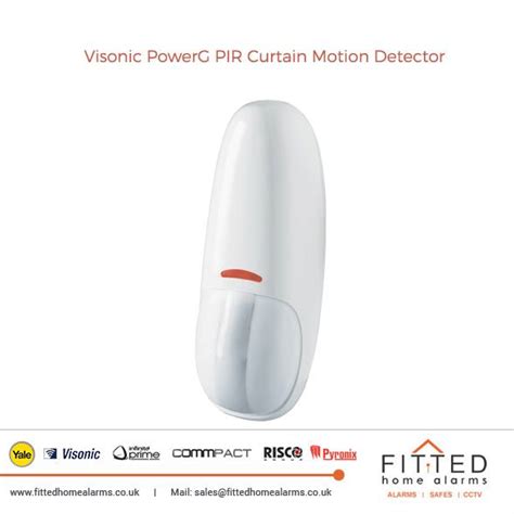 Fitted Home Alarms Visonicpowermaster Visonic Powerg Pir Curtain