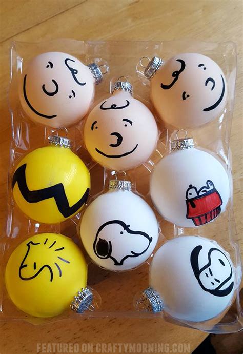 Charlie Brown Gang Christmas Ornaments Crafty Morning