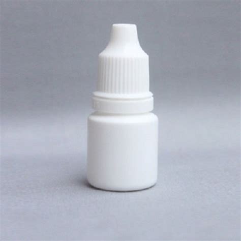 Oval Shape Screw Tight Cap Ml White Plastic Dropper Bottle Capacity