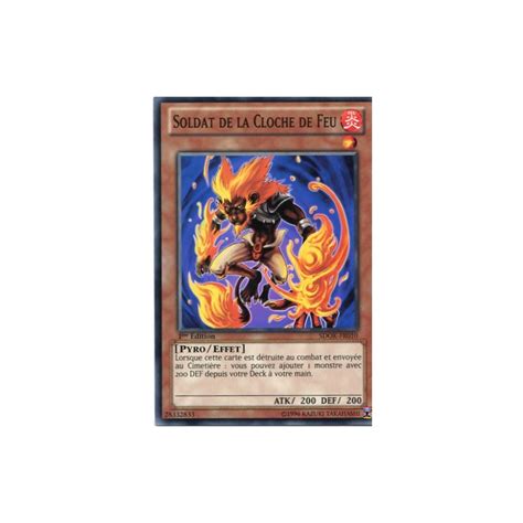 Carte Yu Gi Oh Soldat De La Cloche De Feu C Sdok