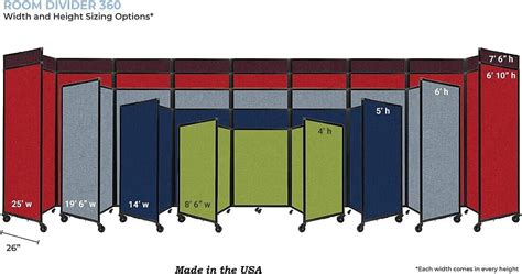 Buy Versare Room Divider Portable Wall Partition Panels Wide