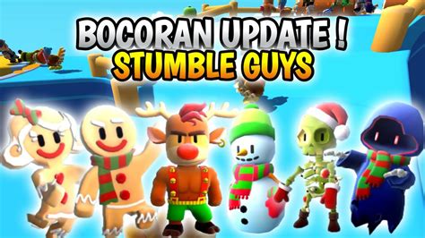 BOCORAN UPDATE 6 SKIN BARU 9 EMOTE BARU DAN 7 MAP BARU DI STUMBLE GUYS