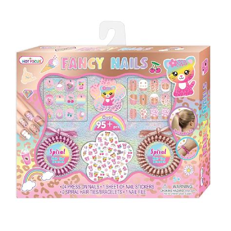 Juego para Uñas Fancy Leopardo Hot Focus