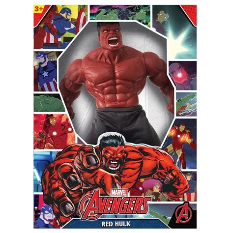 Boneco Gigante Hulk Vermelho Revolution Vingadores Avengers Cm