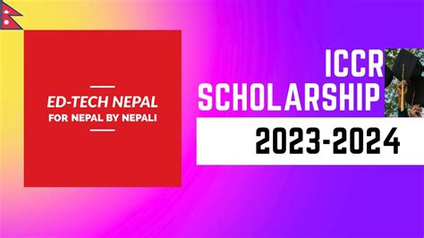 Iccr Scholarship 2023 2024 YouTube