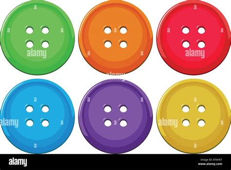 Set of colorful buttons illustration Stock Vector Image & Art - Alamy