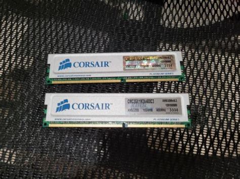 Corsair 2gb 2x1gb 400mhz Xms3200dimm Ddr1 Sdram 3338のebay公認海外通販｜セカイモン