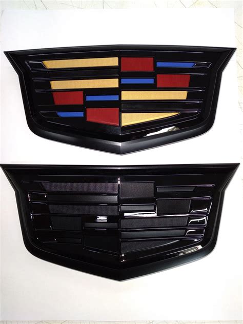 Cadillac Ct Sport And Ct V Front Gloss Black Emblem