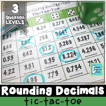 Rounding Decimals Tic Tac Toe Game By A Double Dose Of Dowda Tpt