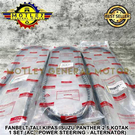 Jual Fanbelt Fan Belt Vbelt V Belt Tali Kipas Semua Tipe Isuzu Panther