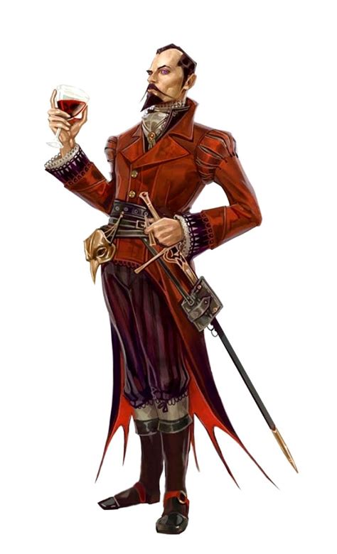 Male Human Vampire Aristocrat Pathfinder 2E PFRPG DND D D 3 5 5E 5th