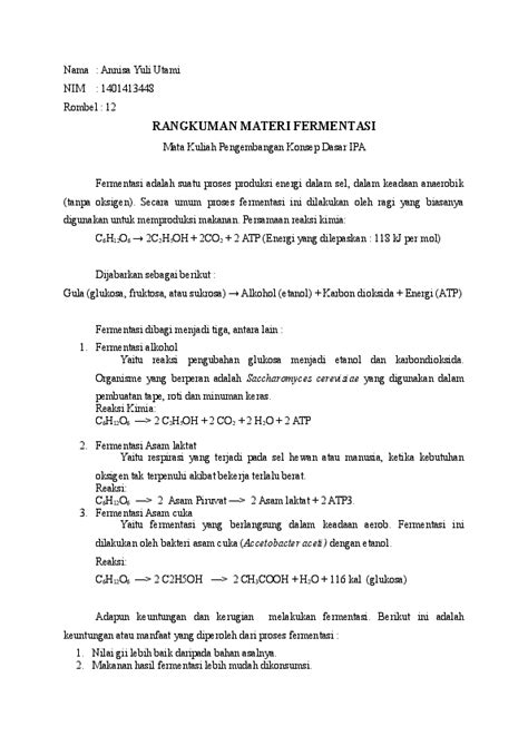 Gambar Skema Reaksi Fermentasi Alkohol Terupdate And Terkini Skema Wiring