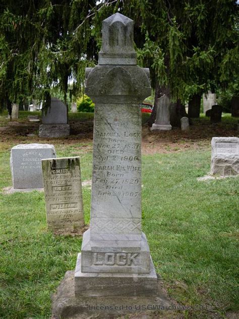 Franklin Cemetery Headstones Southfield Township Oakland County Michigan