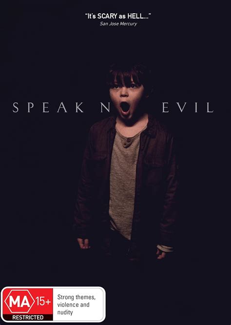 Amazon Speak No Evil Non Usa Format Region Import Australia