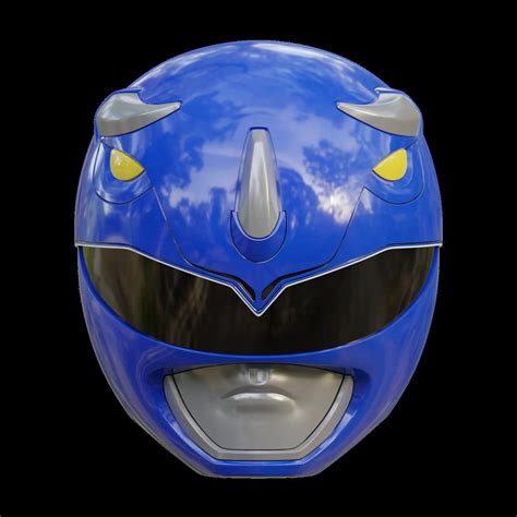 Blue Ranger MMPR Helmet 3D PRINTED Power Rangers Cosplay Halloween - Etsy