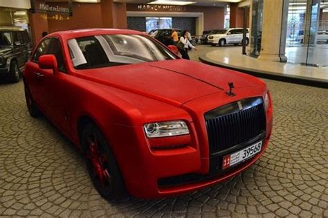 Matte Red Car Paint Matte red rollsroyce ghost | Stylish Cars HD Wallpapers