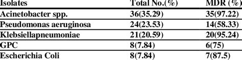 Multi Drug Resistant Isolates Of Vap Download Scientific Diagram