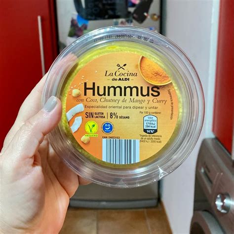 La Cocina De Aldi Hummus Con Coco Chutney De Mango Y Curry Review