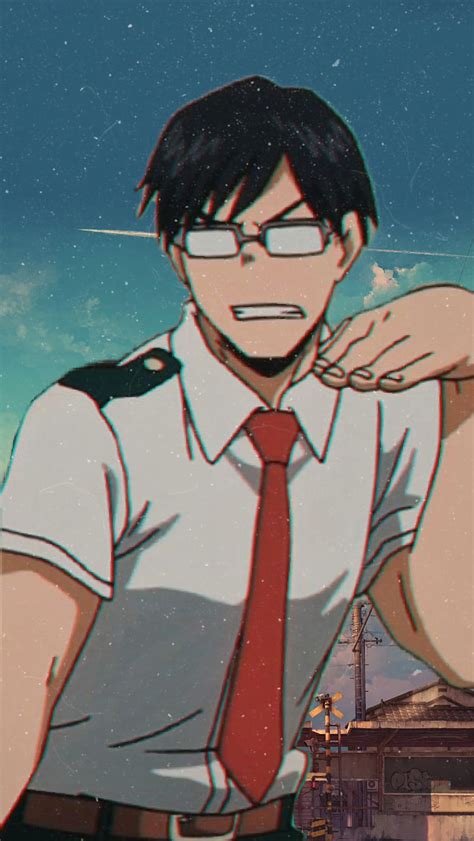 Iida Tenya Aesthetic Anime My Hell Akademia Class 1a Class Rep