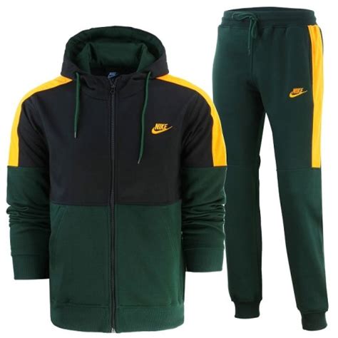 Nike Sportswear Club Fleece Two Tone Zip Hoodie And Pants Set