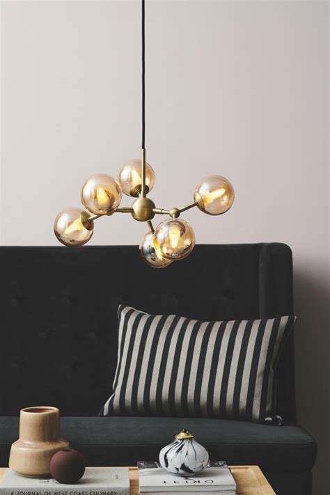 Halo Design No Led Pendelleuchte Atom By E Patton Amber