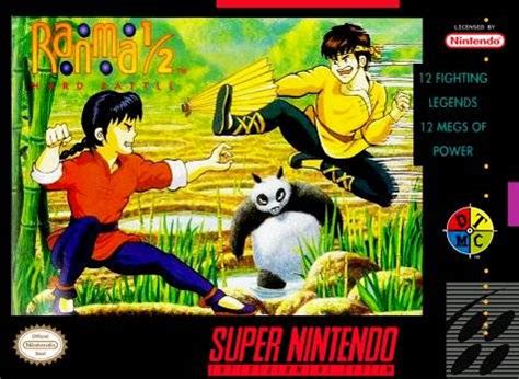 Ranma 1 2 Hard Battle SNES Super Nintendo