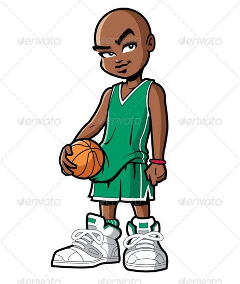 Basketball Player Cartoon Characters / Sport characters set basketball ...