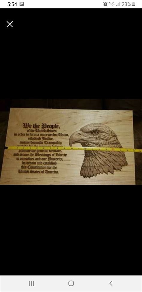 We The People Laser Engraved Sign Etsy