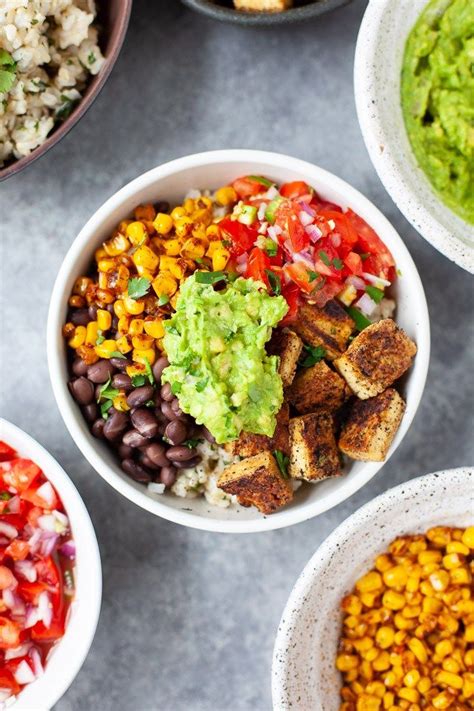 Chipotle Inspired Vegan Burrito Bowl Recipe Vegan Burrito Vegan