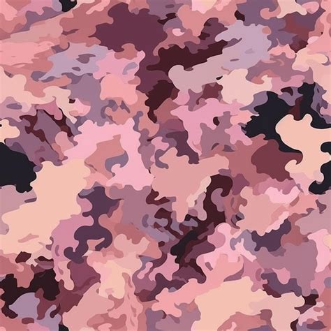 Premium Photo Pink Camouflage Background With A Black Background