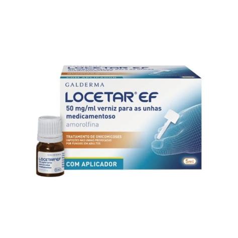 Locetar Ef Mg Ml Verniz As Unhas Medicamentoso Frasco Ml