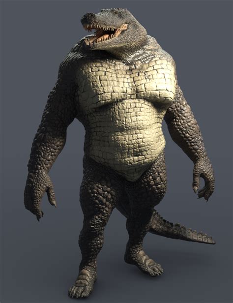 Sobek HD Crocodile for Genesis 8 Male | Daz 3D